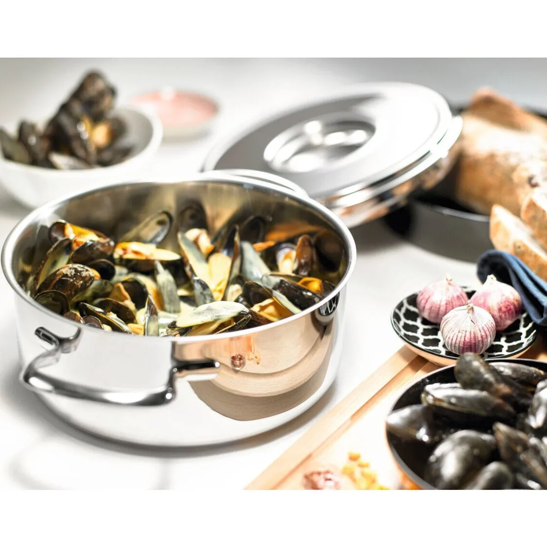 Schulte-Ufer Bratentopf m.Deckel Romana Edelstahl 20cm