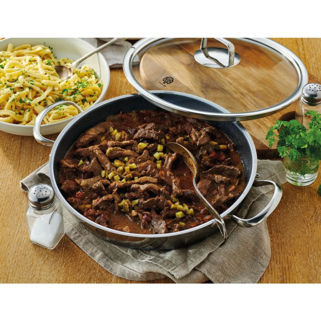 Schulte-Ufer Schmorpfanne Romana XX Strong versiegelt 24cm