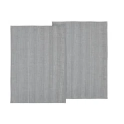 Küchentextil<Södahl Geschirrtuch 2er-Set Organic Line Steingrau