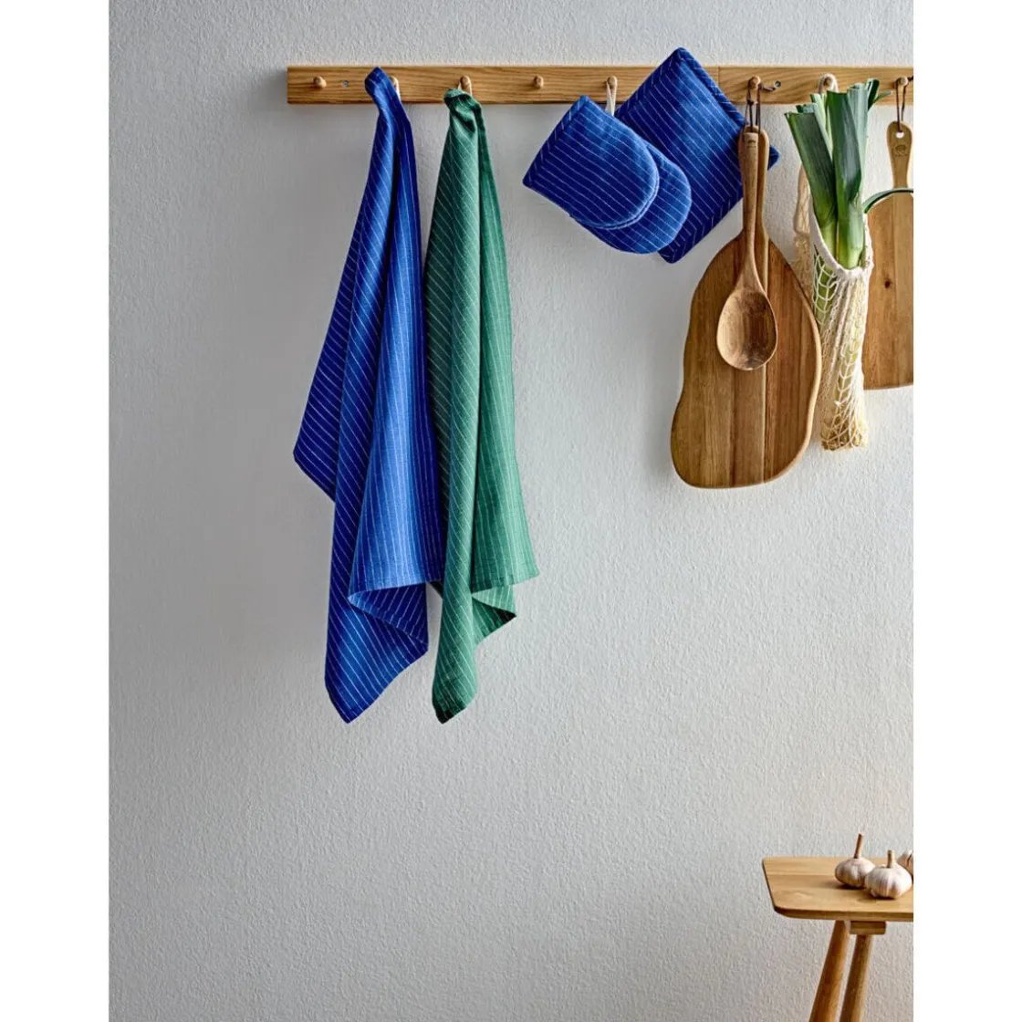 Küchentextil<Södahl Geschirrtuch 2er-Set Organic Line Königsblau