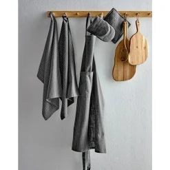 Södahl Schürze 91x70 cm Organic Line Steingrau