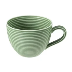 Kaffeetassen<Seltmann Weiden Kaffeeobertasse 0,26 l mit Relief Beat salbeigrün