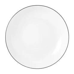 Suppenteller<Seltmann Weiden Suppenteller rund 21 cm Lido Black Line 10826