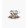 Serax Cappuccinotasse mit Untere 8 cm Midnight Flowers Anemone Milk