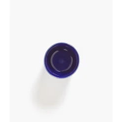 Serax Espressotasse 0,15 l Feast blau/weiße Streifen