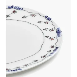 Frühstücksteller<Serax Frühstücksteller 20 cm Midnight Flowers Anemone Milk