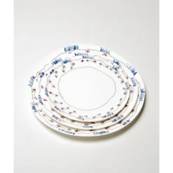 Frühstücksteller<Serax Frühstücksteller 20 cm Midnight Flowers Anemone Milk