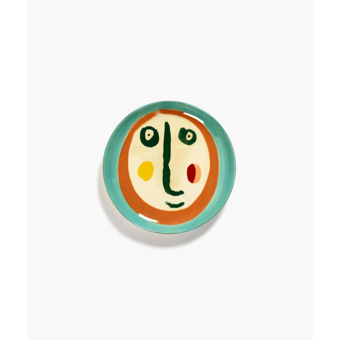 Frühstücksteller<Serax Frühstücksteller mit Gesicht 2 19 cm Feast bunt