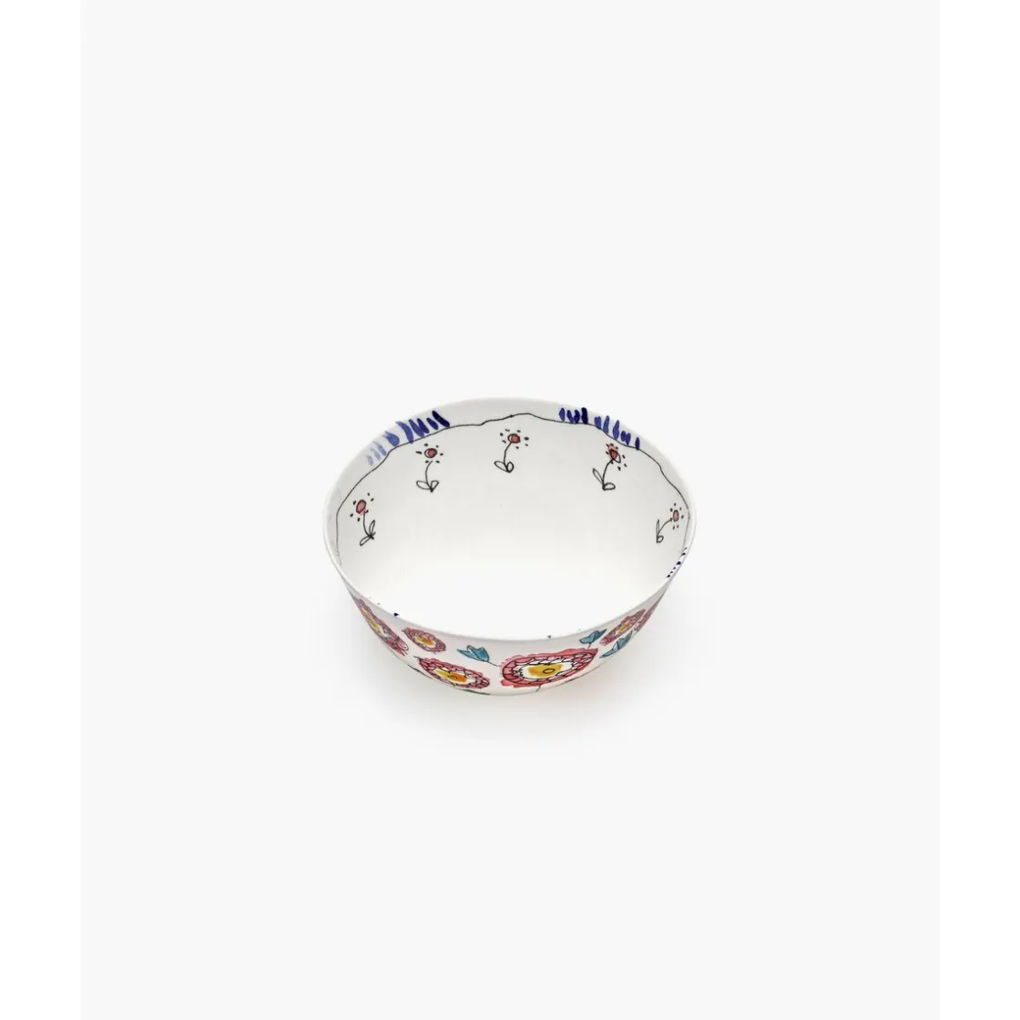 Schüsseln<Serax Schüssel 18 cm Midnight Flowers Anemone Milk Mauve