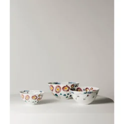 Schüsseln<Serax Servierschüssel L 25 cm Midnight Flowers Anemone Milk Mauve