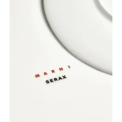 Speiseteller<Serax Teller °2 35x22 cm Midnight Flowers Mirtillo Nude