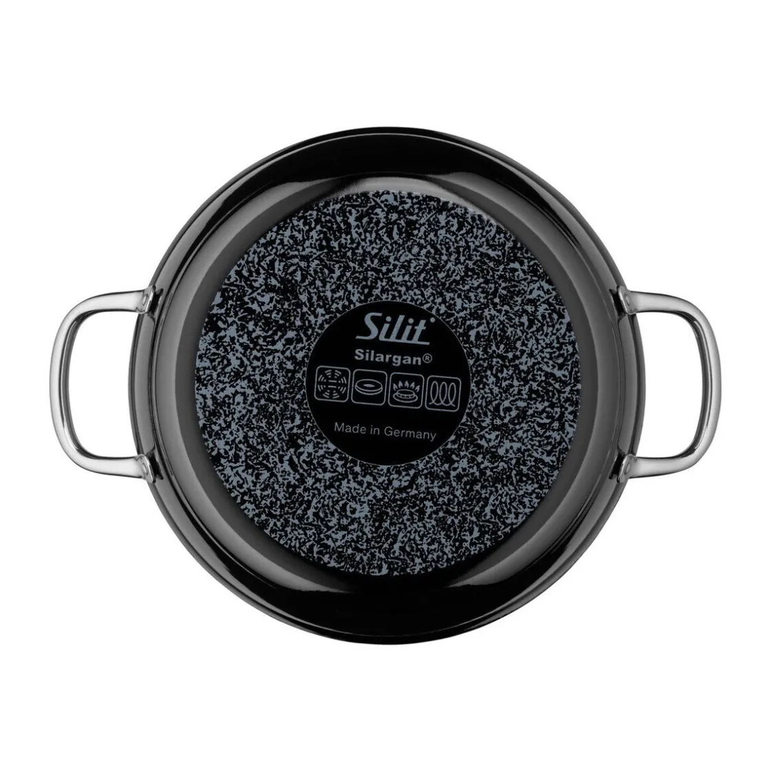 Pfannen|Kochwelt Entdecken<Silit Schmorpfanne 24 cm Professional schwarz