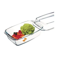 Kochwelt Entdecken|Backformen<Simax Schüssel m.Deckel eckig 3,2ltr.+2,2ltr.