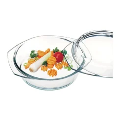 Backformen|Schüsseln<Simax Schüssel mit Deckel 1,0 l klar