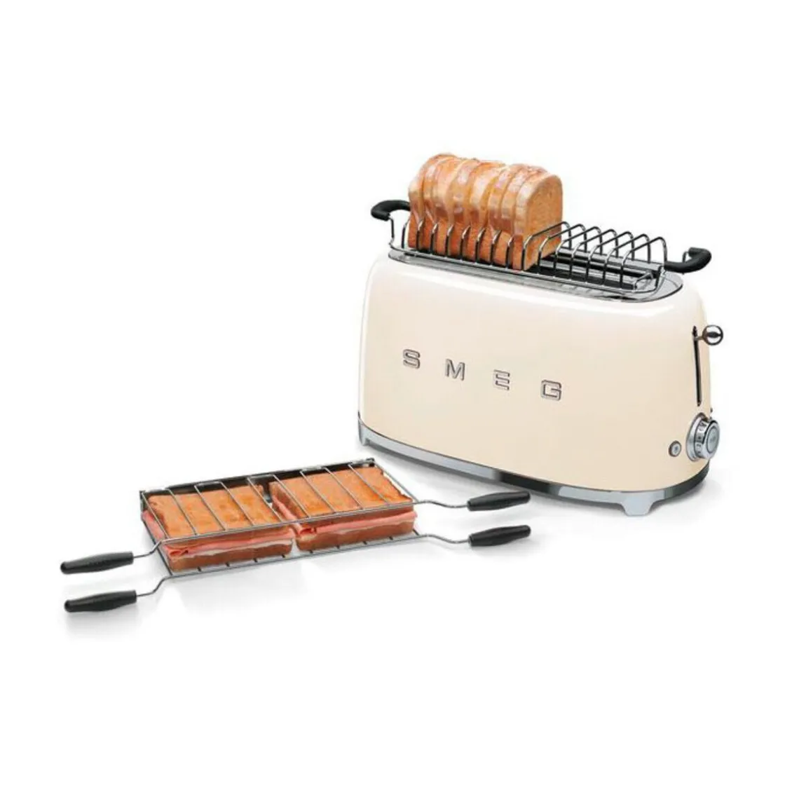 Kochwelt Entdecken|Toaster<Smeg Brötchenaufsatz f.2 Scheiben Toaster