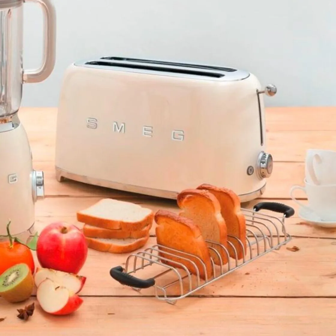Kochwelt Entdecken|Toaster<Smeg Brötchenaufsatz f.2 Scheiben Toaster