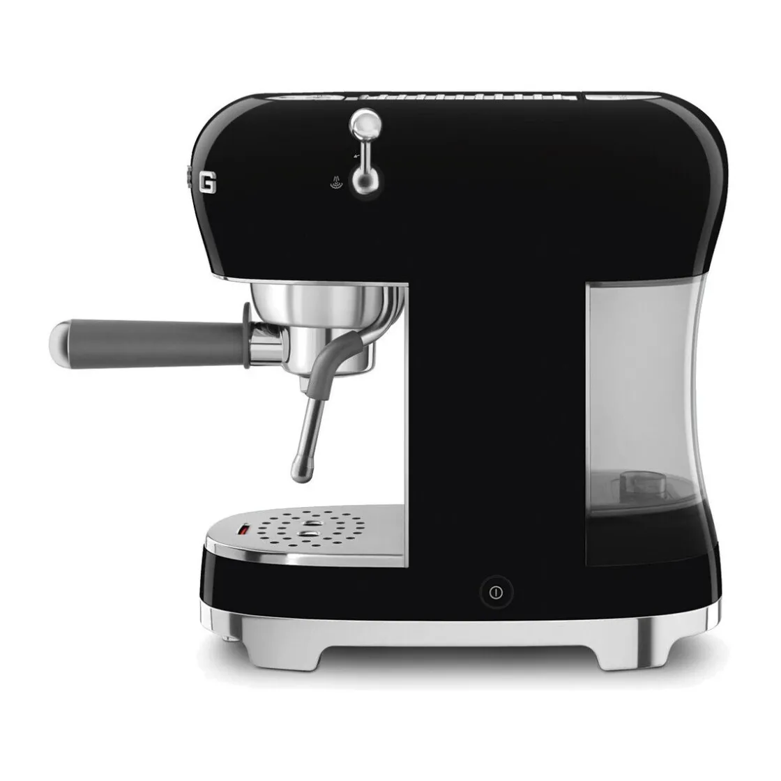 Smeg Espressomaschine ECF02BLEU 50’s Style schwarz