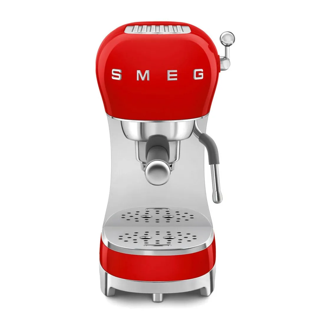 Smeg Espressomaschine ECF02RDEU 50’s Style rot