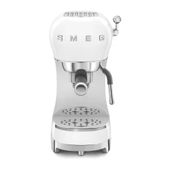 Kochwelt Entdecken|Kaffeemaschinen<Smeg Espressomaschine ECF02WHEU 50’s Style weiß