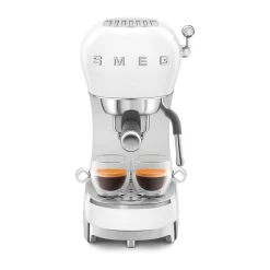 Kochwelt Entdecken|Kaffeemaschinen<Smeg Espressomaschine ECF02WHEU 50’s Style weiß