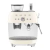 Smeg Espressomaschine mit Mahlwerk EGF03 2 Tassen 1650 W 50’s Style creme