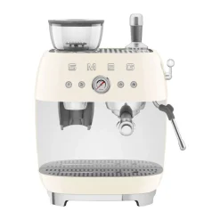 Smeg Espressomaschine mit Mahlwerk EGF03 2 Tassen 1650 W 50’s Style creme