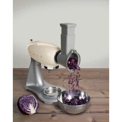 Smeg Gemüseschneider-Set für Küchenmaschinen 4-tlg. edelstahl