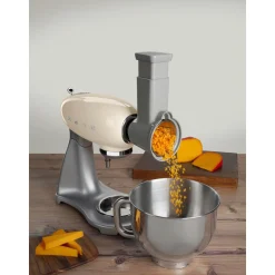 Smeg Gemüseschneider-Set für Küchenmaschinen 4-tlg. edelstahl