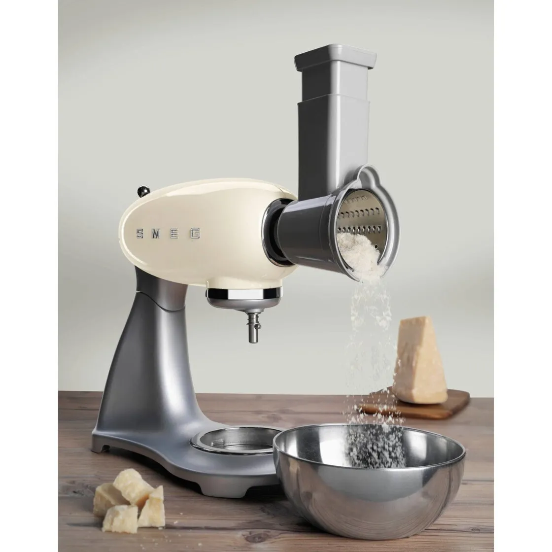 Smeg Gemüseschneider-Set für Küchenmaschinen 4-tlg. edelstahl