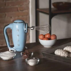 Smeg Handrührer 250 W 50's Style blau