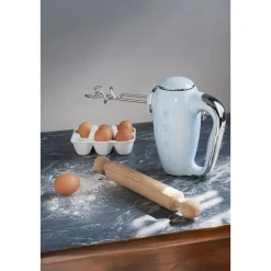 Smeg Handrührer 250 W 50's Style blau