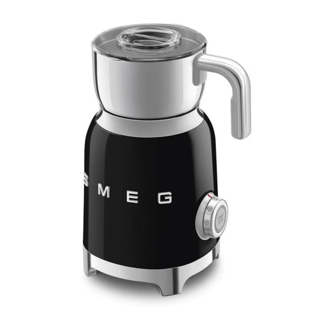 Milchaufschäumer<Smeg Milchaufschäumer MFF11 0,6 l 50’s Style schwarz