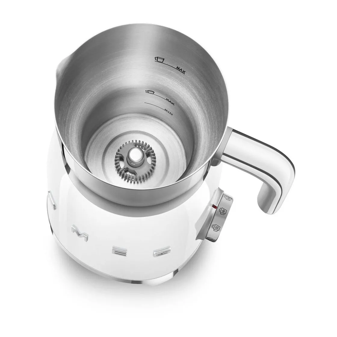 Milchaufschäumer<Smeg Milchaufschäumer MFF01 1,5 l 50's Style weiß