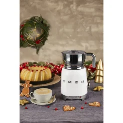 Milchaufschäumer<Smeg Milchaufschäumer MFF01 1,5 l 50's Style weiß