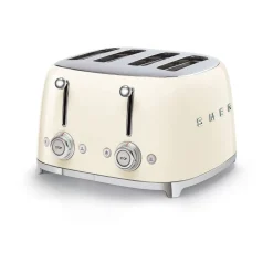 Kochwelt Entdecken|Toaster<Smeg 4-Scheiben-Toaster TSF03 2000 W 50's Style creme