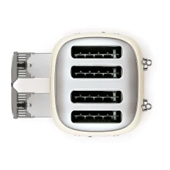 Kochwelt Entdecken|Toaster<Smeg 4-Scheiben-Toaster TSF03 2000 W 50's Style creme