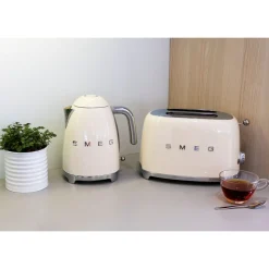 Kochwelt Entdecken<Smeg 2-Scheiben-Toaster TSF01 950 W 50's Style creme