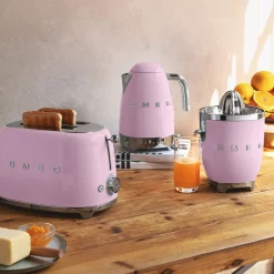 Smeg 2-Scheiben-Toaster TSF01 950 W 50's Style pink