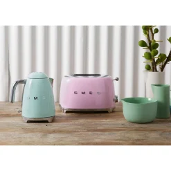 Smeg 2-Scheiben-Toaster TSF01 950 W 50's Style pink