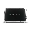Toaster<Smeg 2-Schlitz-Toaster TSF01 950 W 50's Style schwarz