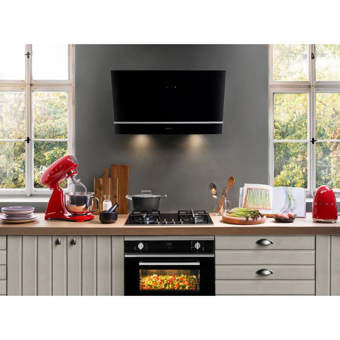 Kochwelt Entdecken|Wasserkocher<Smeg Wasserkocher KLF03 1,7 l 2400 W 50’s Style rot