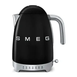 Wasserkocher<Smeg Wasserkocher KLF04 1,7 l 2400 W 50's Style schwarz
