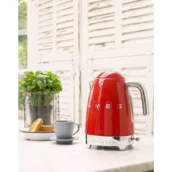 Wasserkocher<Smeg Wasserkocher KLF04 1,7 l 2400 W 50’s Style rot