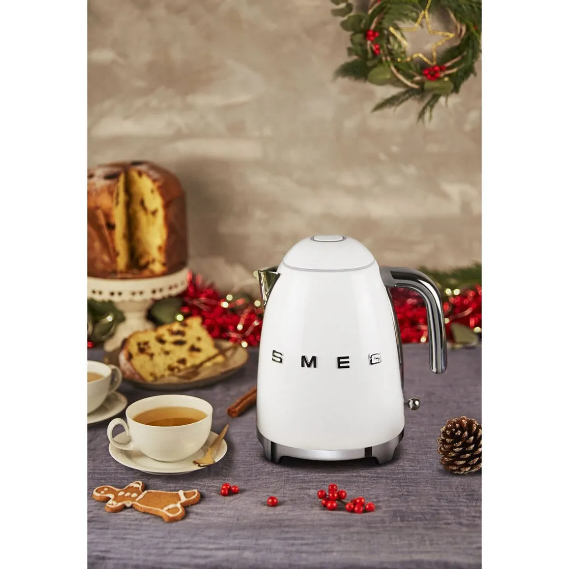 Smeg Wasserkocher KLF03 1,7 l 2400 W 50’s Style weiss