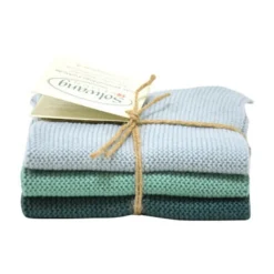 Küchentextil<Solwang Wischtücher 25x25cm 3er-Pack Antikgrün-Kombi