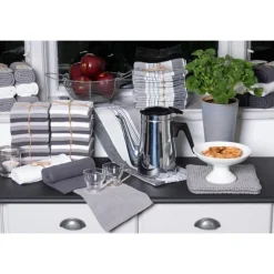 Solwang Wischtücher 25x25cm 3er-Pack Sturmgrau-Kombi