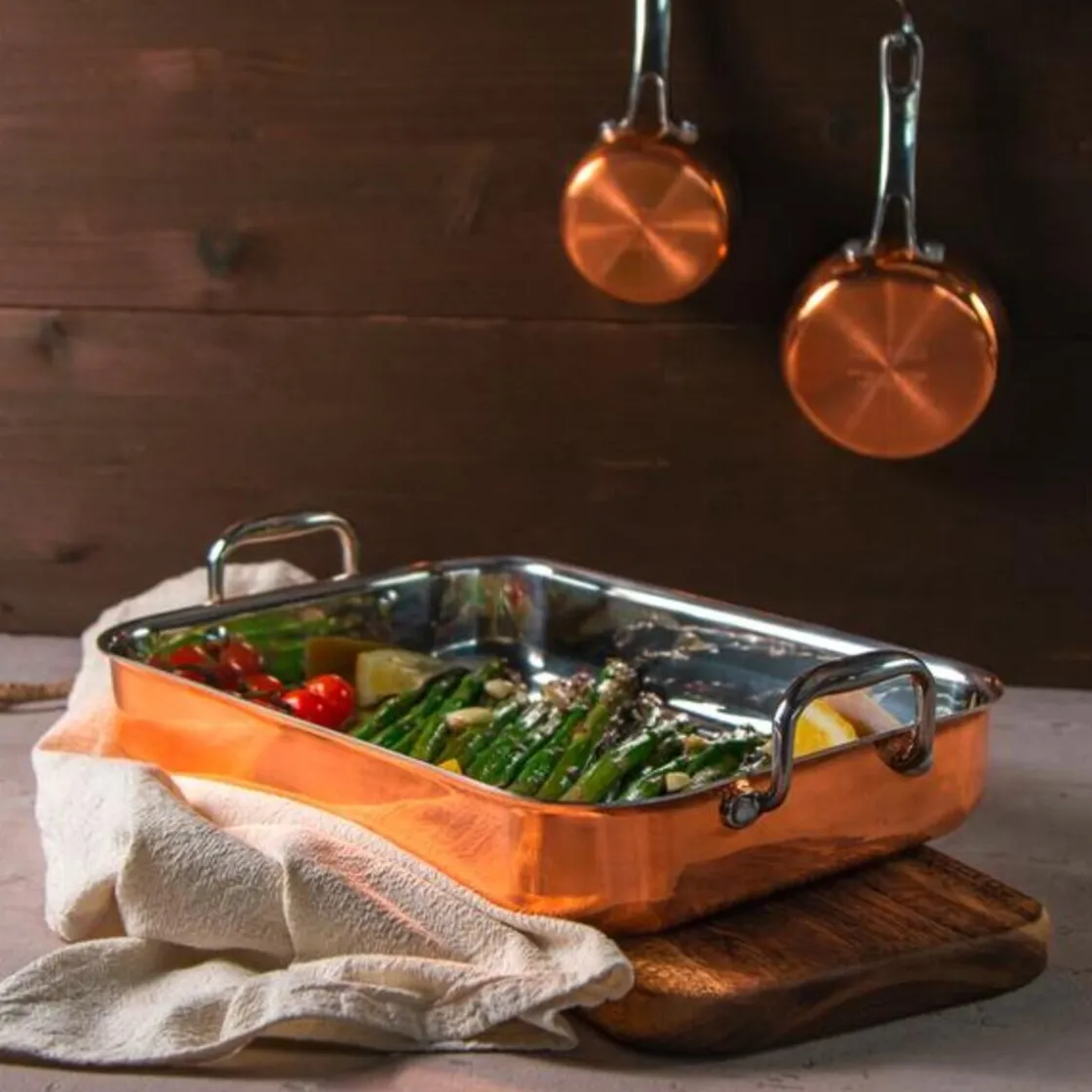 Spring Bräter eckig 35x25cm Culinox nicht induktiv