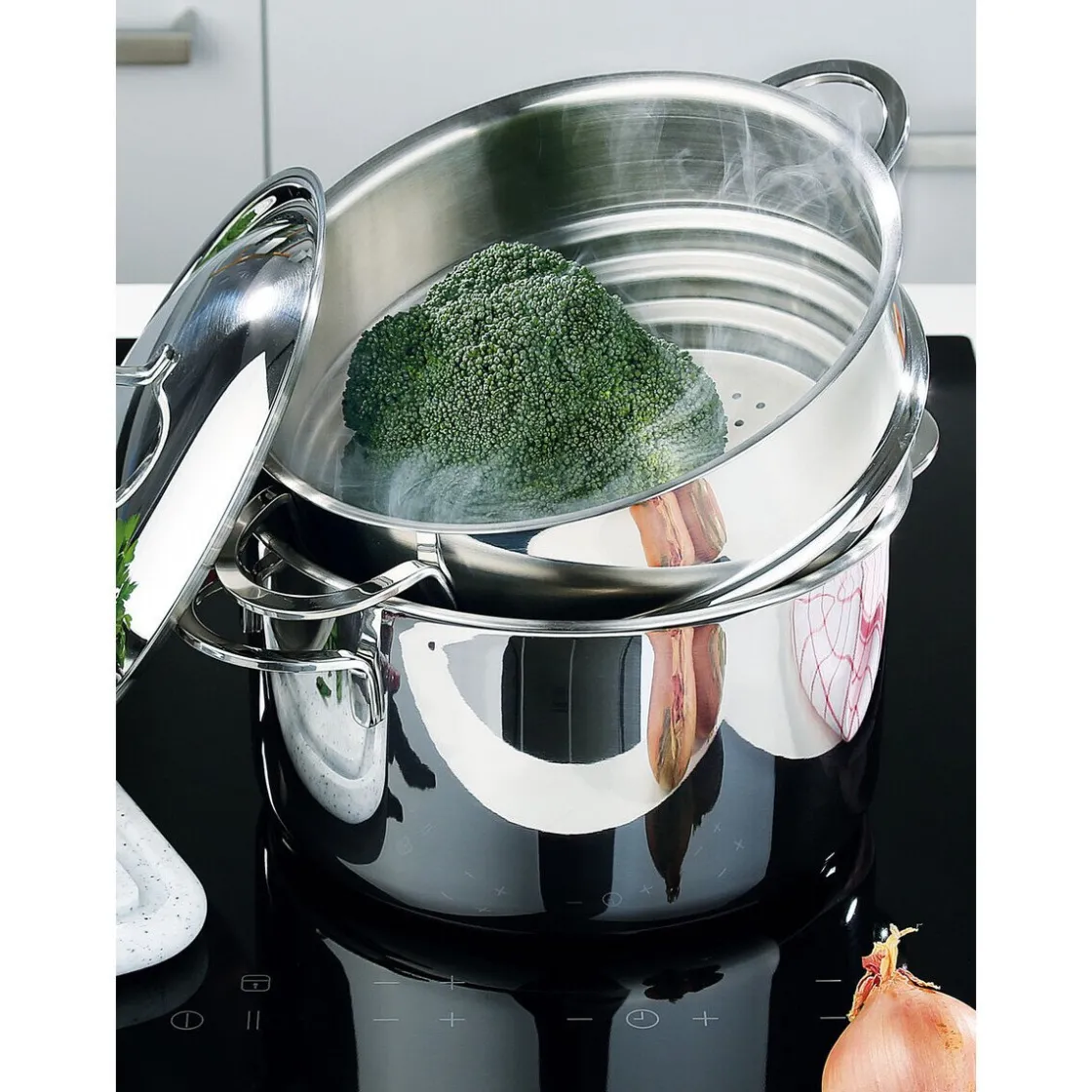 Kochwelt Entdecken|Töpfe<Spring Dämpfaufsatz 16-20 cm Cristal