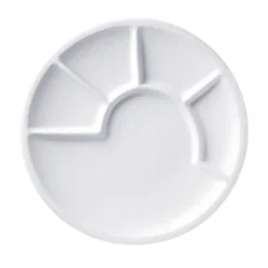 Spring Fondueteller 23 cm weiß