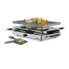 Raclette<Spring Raclette für 8 48x27x15 cm Classic edelstahl